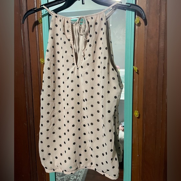 Express Polka Dot Tank Top Women’s Small - Picture 2 of 4